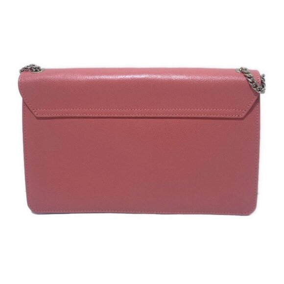 FURLA - Pink Leather Shoulder Bag - Picture 3 of 9